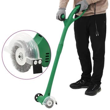 vidaXL Onkruidborstel elektrisch 140 W groen, Verzenden, Nieuw