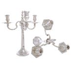 Harrods + A Taite & Sons Ltd - Kandelaber - .925 zilver -