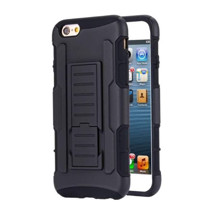 iPhone 8 Future Armor Hard Case Cover Cas Hoesje Zwart, Télécoms, Téléphonie mobile | Housses, Coques & Façades | Apple iPhone