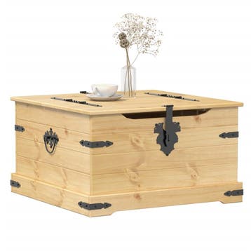 vidaXL Opbergbox Corona 78x78x45 cm massief grenenhout, Verzenden