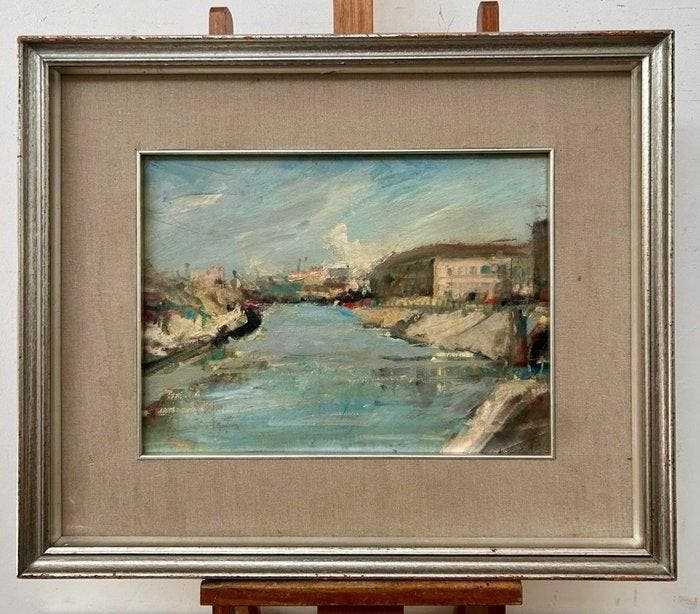 Bruno De Cerce (1916-2000) - Marina, Antiek en Kunst, Kunst | Schilderijen | Klassiek