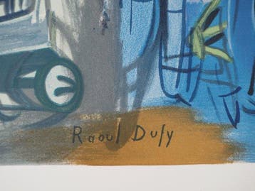 Raoul Dufy (1877-1953) - Réception dun amiral anglais sur