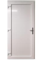 PVC Deur wit vol paneel  b98 x h204 in voorraad!, Tuin en Terras, Kunststof, 200 cm of meer, Minder dan 100 cm, Nieuw