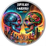 Mexico. 1 Onza 2024 Cyberpunk - Día de los Muertos 1oz .999