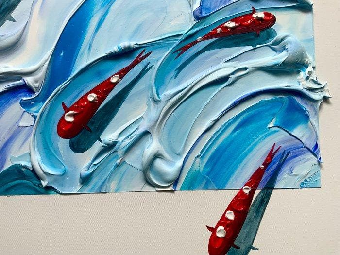 Taty Ur - Deep flow, Antiek en Kunst, Kunst | Schilderijen | Modern
