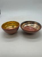 Kyoto Ware Tea Bowls - Bol à thé (2) - Céramique - Ensemble