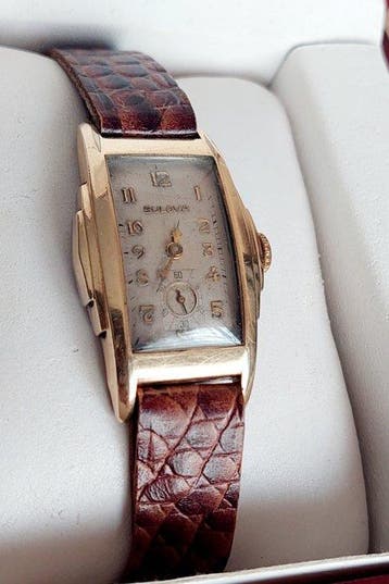 Bulova - Art deco tank mens watch. - Sans prix de réserve -