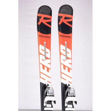 100 kinder skis ROSSIGNOL HERO JUNIOR MULTI EVENT + Look Xp, Sport en Fitness, Verzenden, Gebruikt, Rossignol