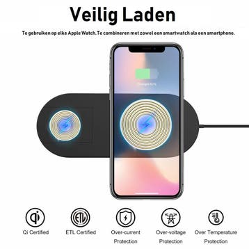 DrPhone Wireless Dock - Bureaulader - Docking Station, Verzenden