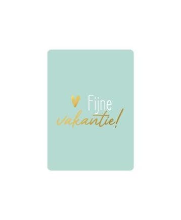 3x Cadeaukaart Fijne Vakantie (Cadeaukaarten A7), Divers, Cartes de voeux, Verzenden