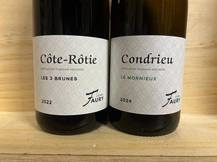 2023 Domaine Lionel Faury : Côte-Rotie Les Brunes, Condrieu, Collections, Vins