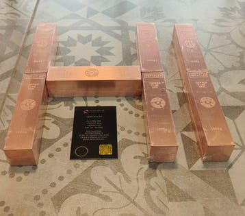 7 kilograms - Koper .999 - Copper - Fonderie Heracles -