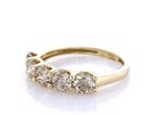 Zonder minimumprijs - Ring - 14 karaat Geel goud - 1.55ct.