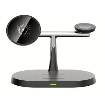 3 in 1 Draadloos Qi Oplaadstation - Compatibel met Apple, Verzenden, Nieuw
