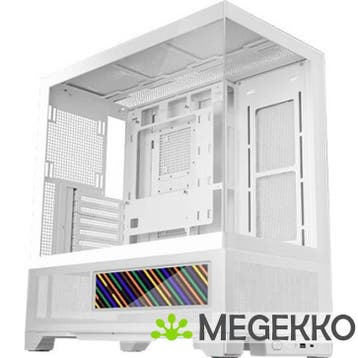 Mars Gaming MC-LCDX Midi Tower Wit, Verzenden