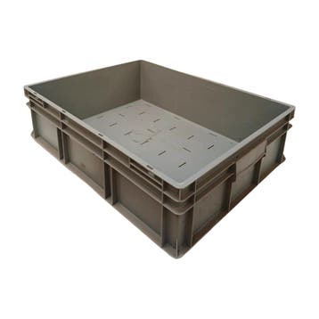 Stapelbak 800x600x220 mm euronorm geperforeerde bodem, Ophalen of Verzenden, Nieuw