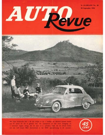 1954 AUTO REVUE MAGAZINE 20 NEDERLANDS, Ophalen of Verzenden