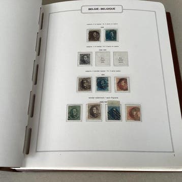 België 1850/1950 - Belangrijke verzameling met Klassiek,, Postzegels en Munten, Gestempeld