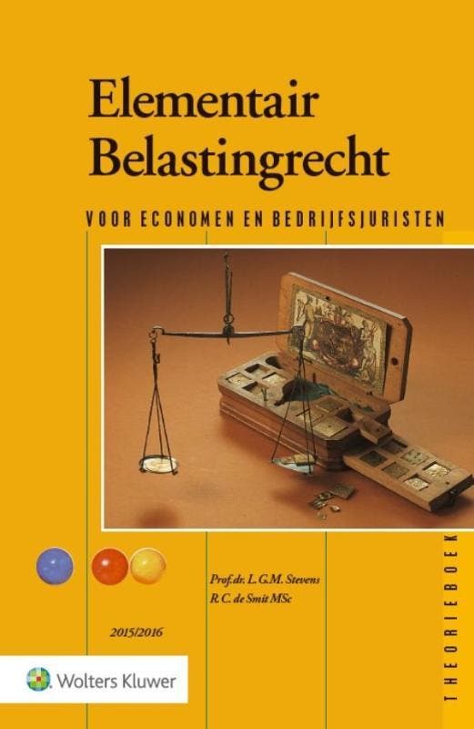 Elementair belastingrecht theorieboek 2015/2016, Boeken, Wetenschap, Zo goed als nieuw, Verzenden