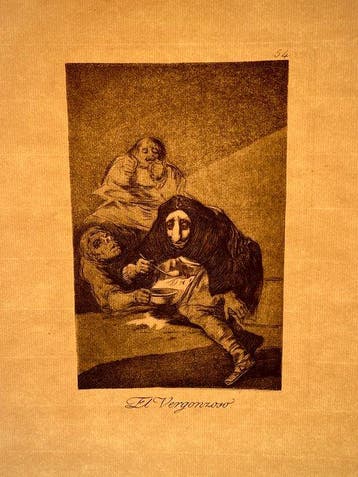 Francisco de Goya (1746-1828), after - Los Caprichos - El, Antiek en Kunst