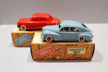 Norev 1:43 - Voiture miniature - Lot Peugeot 203/403