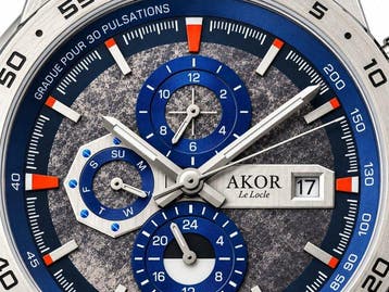 AKOR Le Locle Swiss - Astrograde Blue Automatique - Heren -