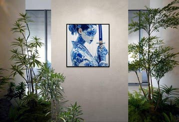 NYX - Geisha Samouraï - Hommage Bushido Porcelaine - Katana