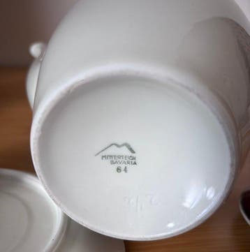Mitterteich - Service à thé (15) - Porcelaine - Ensemble, Antiek en Kunst