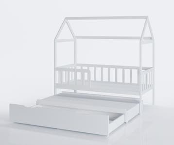 Bedhuis met logeerbed | -41% Retour deal | Pak die winst, Verzenden, Zo goed als nieuw, 160 tot 180 cm, 70 tot 85 cm