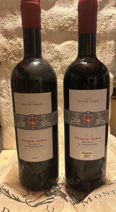2012 Ris., 2006 Poggio Doria & 2007, 2012 Manachiara, Silvio, Collections, Vins