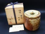 Vase en poterie japonaise traditionnelle Iga-yaki - Argile -