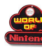 Nintendo « World of Nintendo » enseigne émaillée – rare
