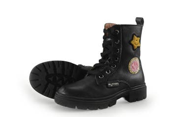 Muyters Veterboots Meisjes in maat 27 Zwart, Verzenden, Schoenen
