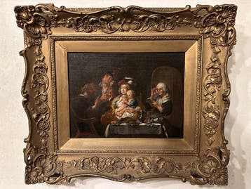 Naar Jacob Jordaens (1593-1678) - Zo de ouden zongen, zo, Antiek en Kunst, Kunst | Schilderijen | Klassiek