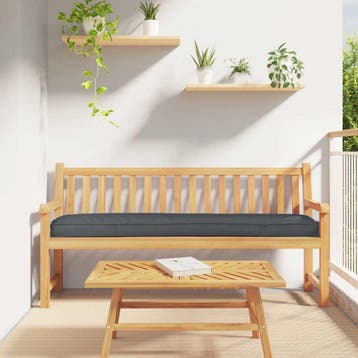 vidaXL Pallet Kussen Antraciet 200 x 40 x 8 cm Oxford Stof, Huis en Inrichting, Verzenden, Nieuw
