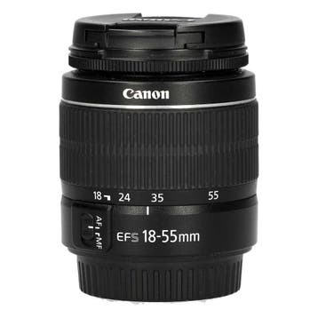 Canon EF-S 18-55mm f/3.5-5.6 III met garantie, Ophalen of Verzenden, Gebruikt