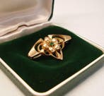 Sans prix de réserve - Broche Laiton. plaqué or - 0.25ct.