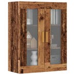 vidaXL Bovenkast 69,5x34x90 cm oud houtkleurig, Huis en Inrichting, Kasten | Dressoirs, Verzenden, Nieuw
