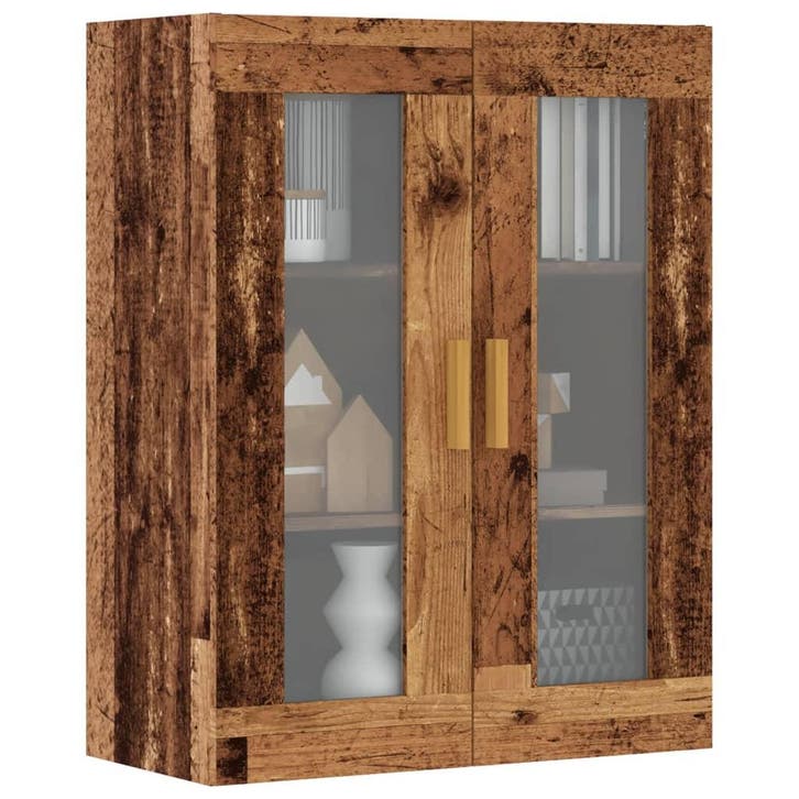 vidaXL Bovenkast 69,5x34x90 cm oud houtkleurig, Huis en Inrichting, Kasten | Dressoirs, Nieuw, Verzenden