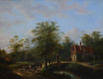 Johan Diderik Cornelis Veltens (1814-1894) - Landschap met