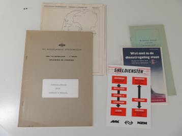Verzameling van 5 originele documenten van de Nederlandse..., Ophalen of Verzenden, Nieuw