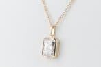 Collier - 14 carats Or jaune - 4.00ct. tw. Diamant (Cultivé, Nieuw