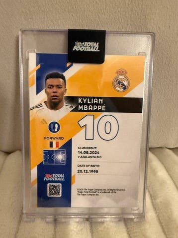 2024 Topps Topps Total Football Kylian Mbappé /25 Édition, Nieuw