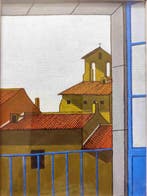 Zeno Giglietti (1918-2001) - Faleria (Scorcio), Antiek en Kunst