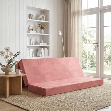 vidaXL Vouwbare Sofa Bed 200 x 67 x 45 cm Roze, Verzenden