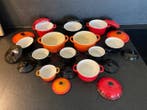Le Creuset-Stijl - Pan (12) - Leuke set ovenschalen / mini, Antiek en Kunst