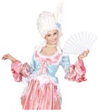 Witte Waaier Stof, Hobby en Vrije tijd, Verzenden, Nieuw