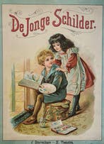 Wilhelm Schäfer, e..a. - Collectie van 6 19e-eeuwse teken-