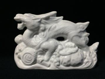 Vintage Japanese Takahama Porcelain Dragon Statue - Zodiac