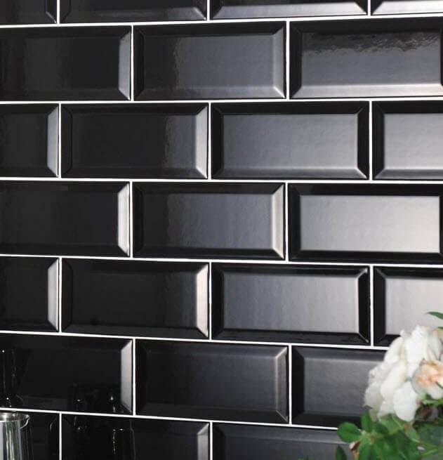 Wandtegel Terre Agostino Sub Negro Zwart Metro Mat 7,5x15, Bricolage & Construction, Dalles & Carrelages, Enlèvement ou Envoi